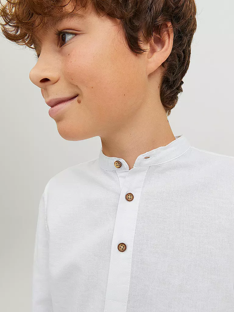 JACK & JONES | Jungen Hemd JPRBLASUMMER | weiss