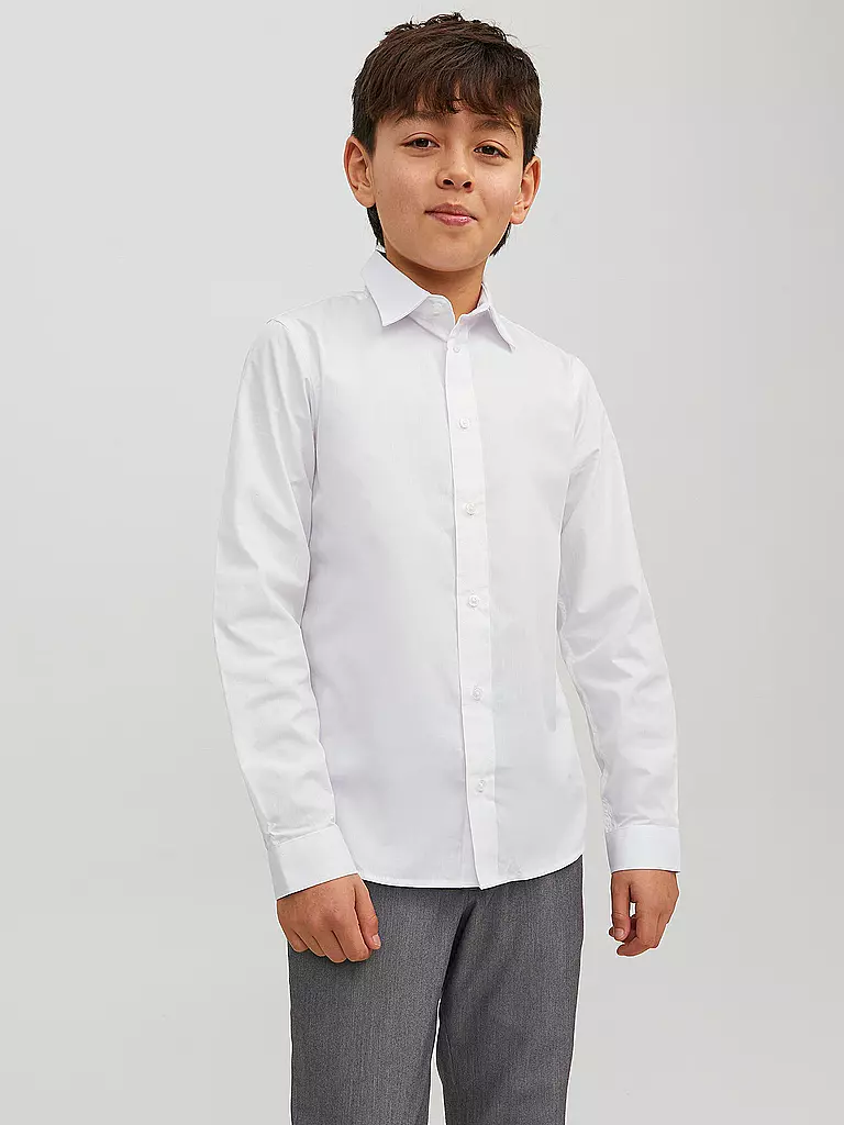 JACK & JONES | Jungen Hemd | weiss