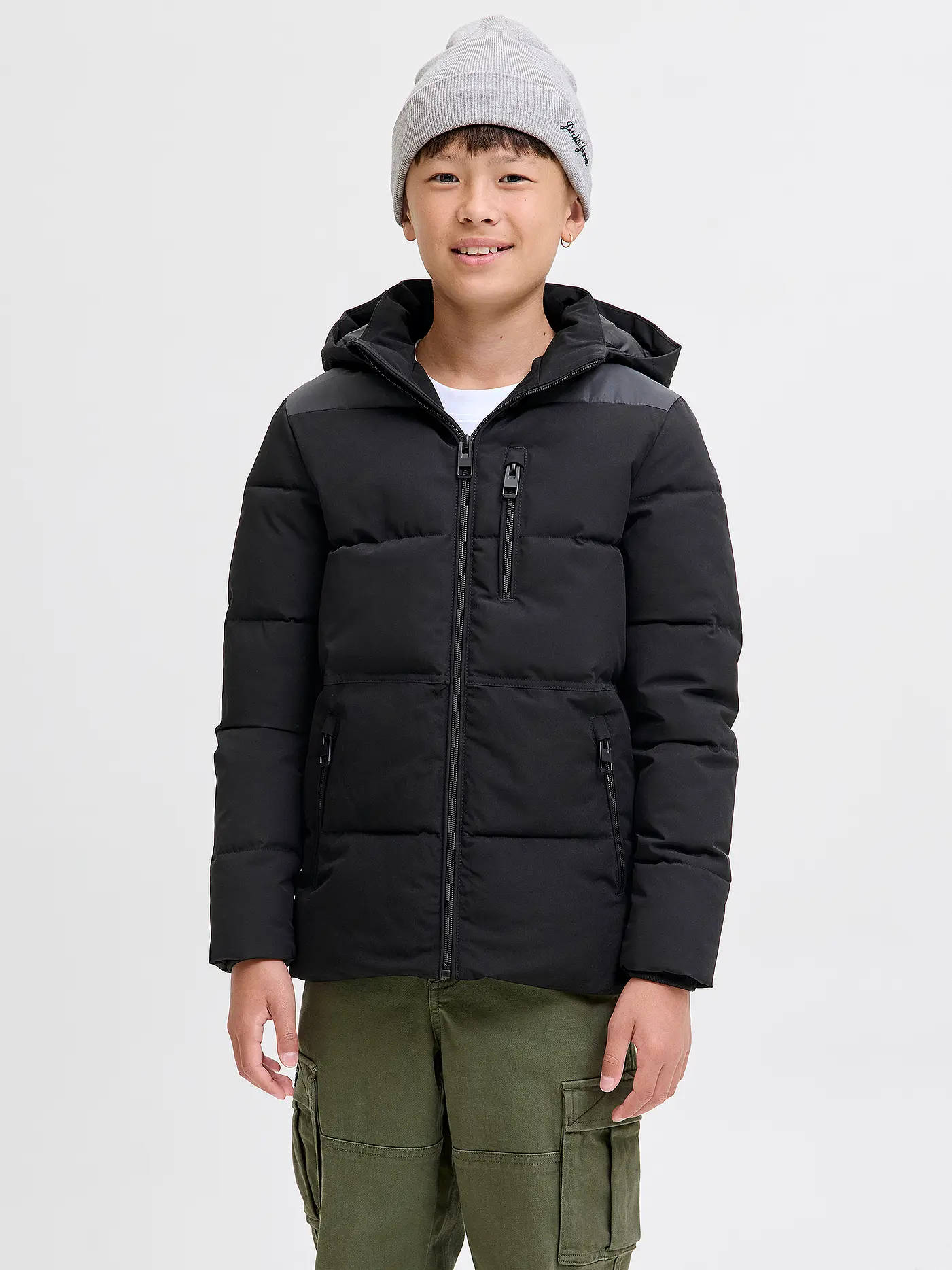 JACK & JONES | Jungen Jacke  JJEOWEN | schwarz