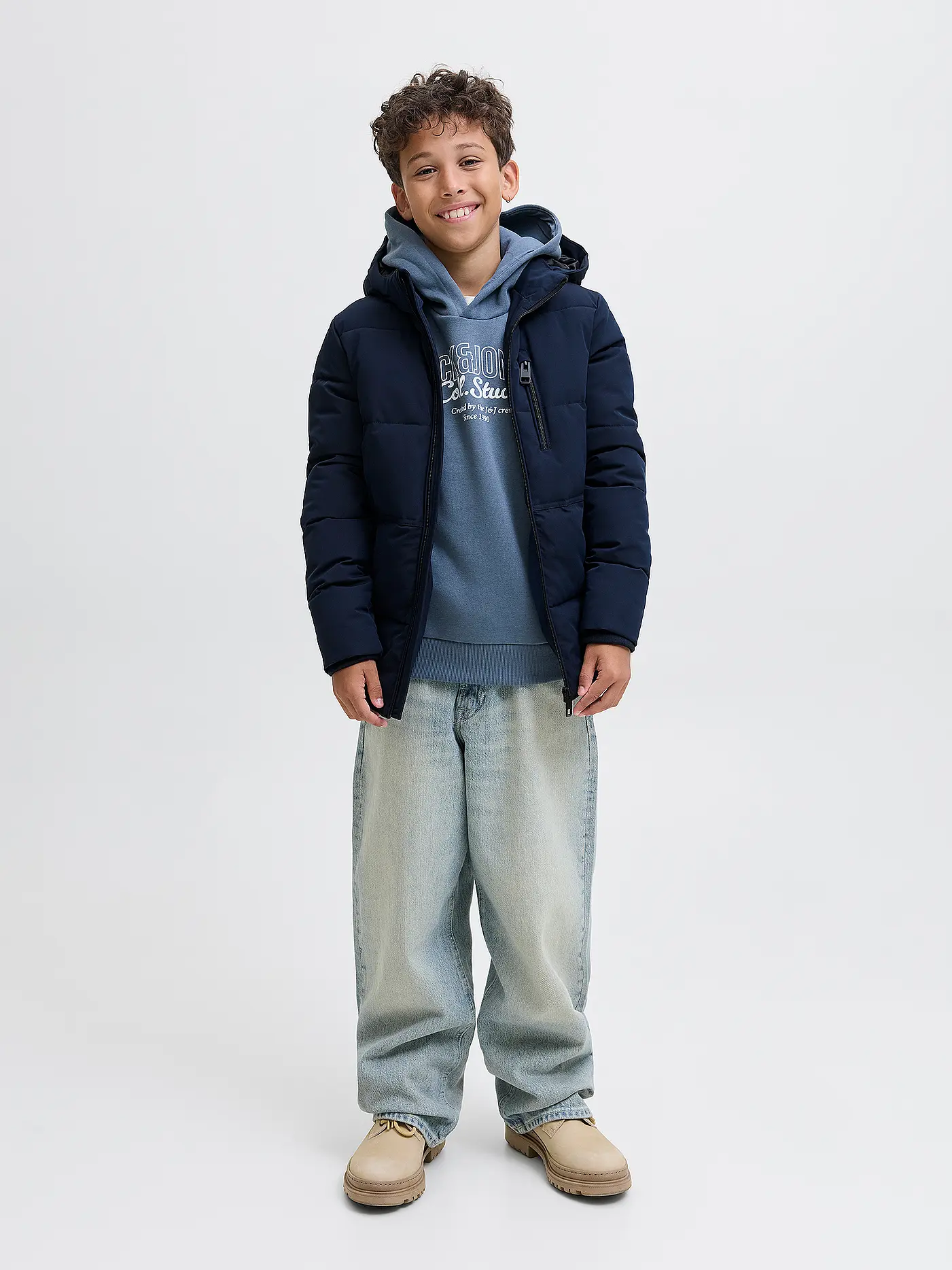 JACK & JONES | Jungen Jacke JJEOWEN | dunkelblau