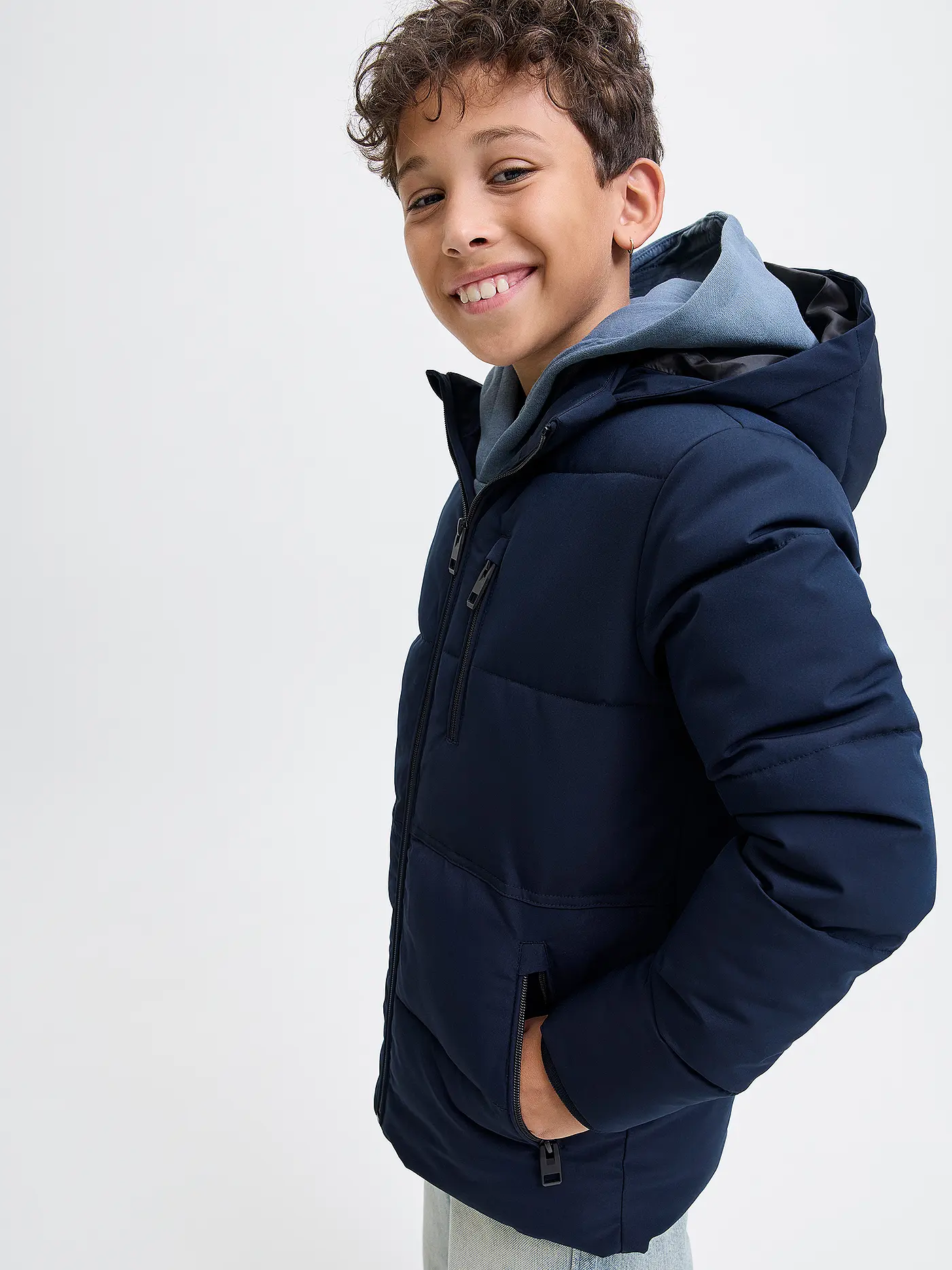 JACK & JONES | Jungen Jacke JJEOWEN | dunkelblau