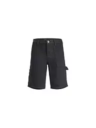 JACK & JONES | Jungen Jeans Shorts  JJITONY JJIUTILITY | Schwarz