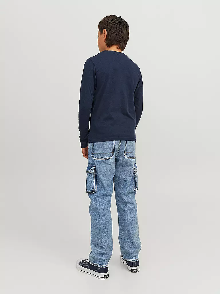 JACK & JONES | Jungen Jeans Straight Fit JJICHRIS | blau