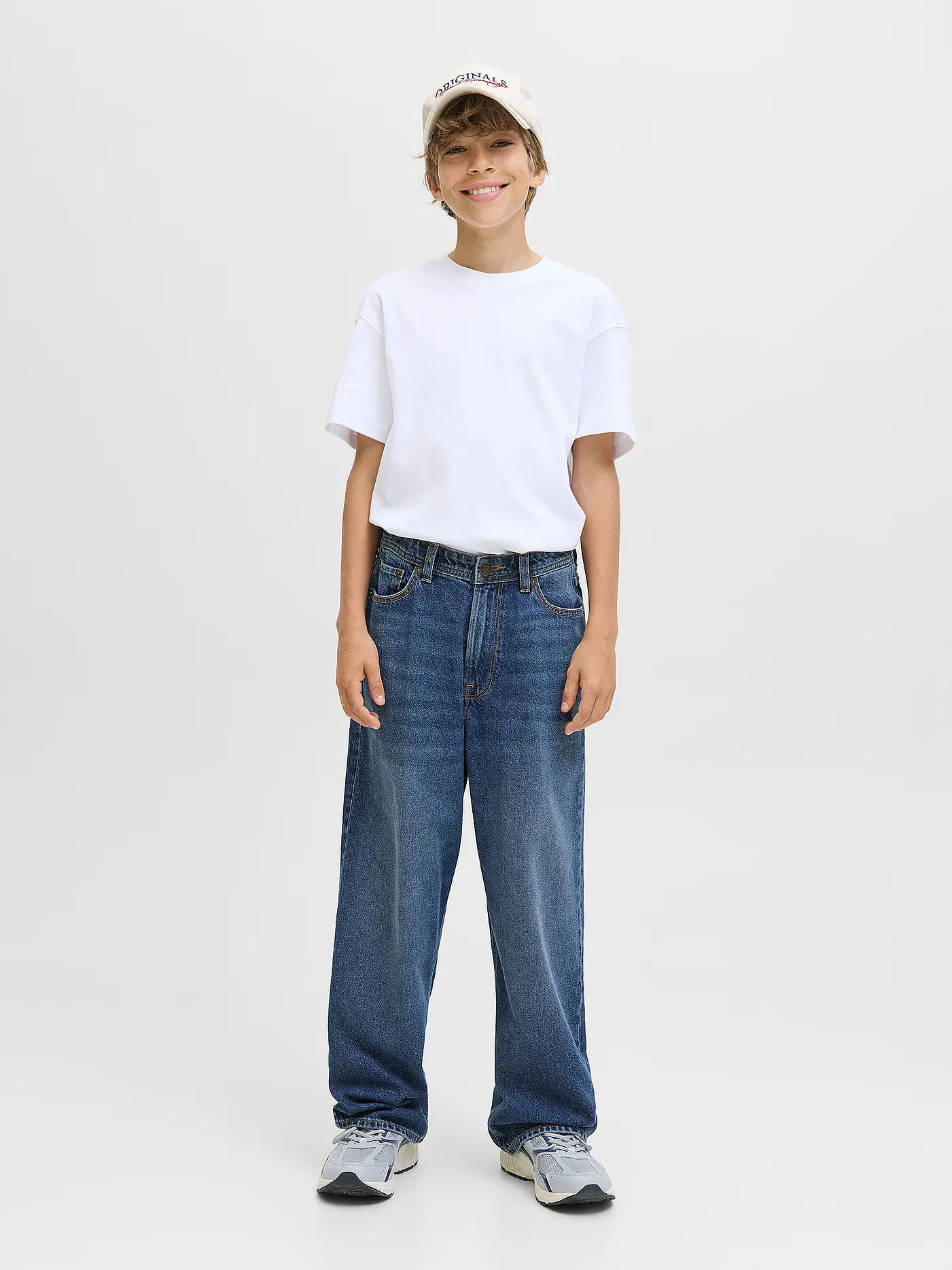 JACK & JONES | Jungen Jeans Tapered Fit JJIRON  | blau