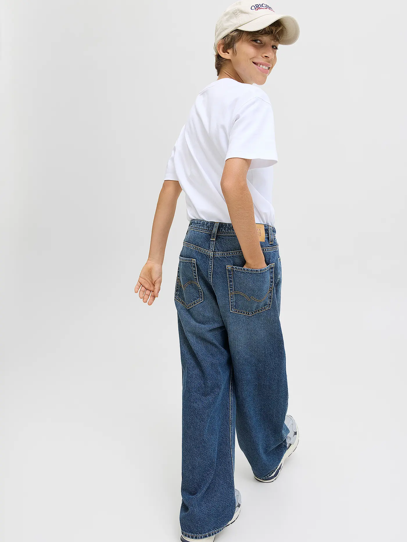 JACK & JONES | Jungen Jeans Tapered Fit JJIRON  | blau
