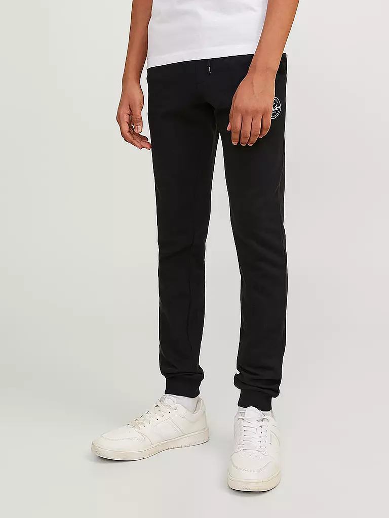 JACK & JONES | Jungen Jogginghose JJIGORDON | Schwarz