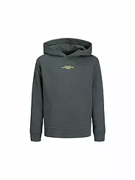 JACK & JONES | Jungen Kapuzensweater - Hoodie JCOALPHA MOUNTAIN | Grau