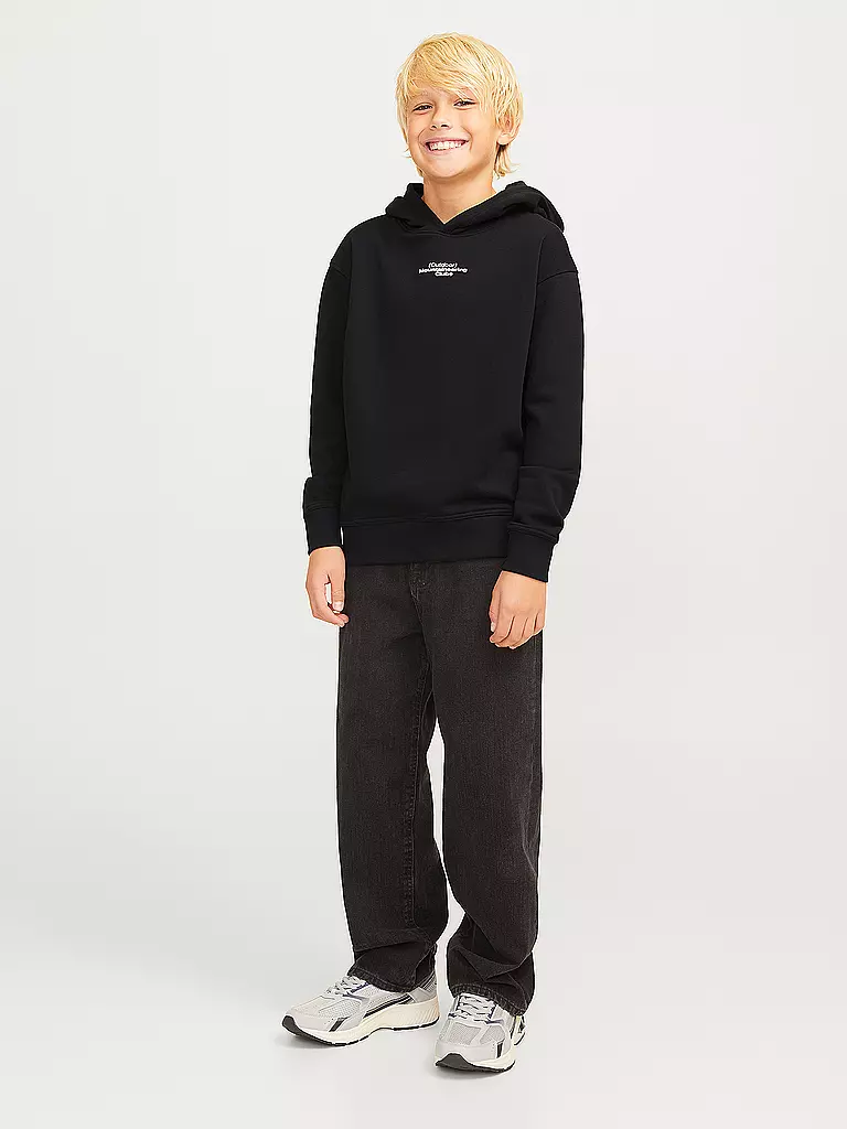 JACK & JONES | Jungen Kapuzensweater - Hoodie JCOALPHA MOUNTAIN | Schwarz