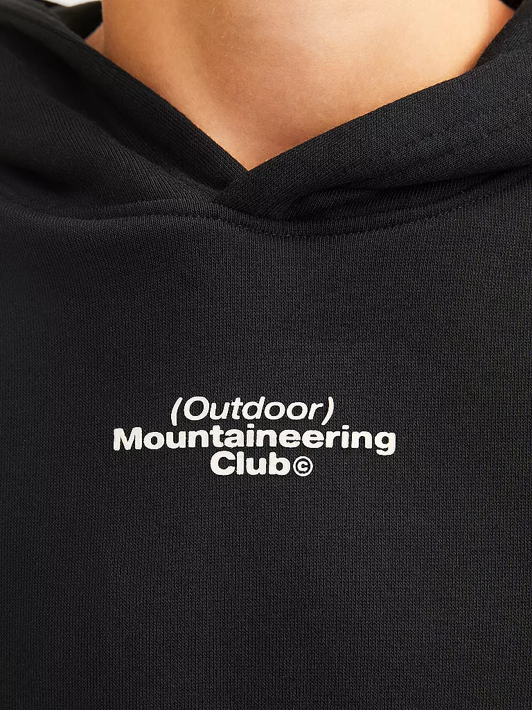 JACK & JONES | Jungen Kapuzensweater - Hoodie JCOALPHA MOUNTAIN | Schwarz