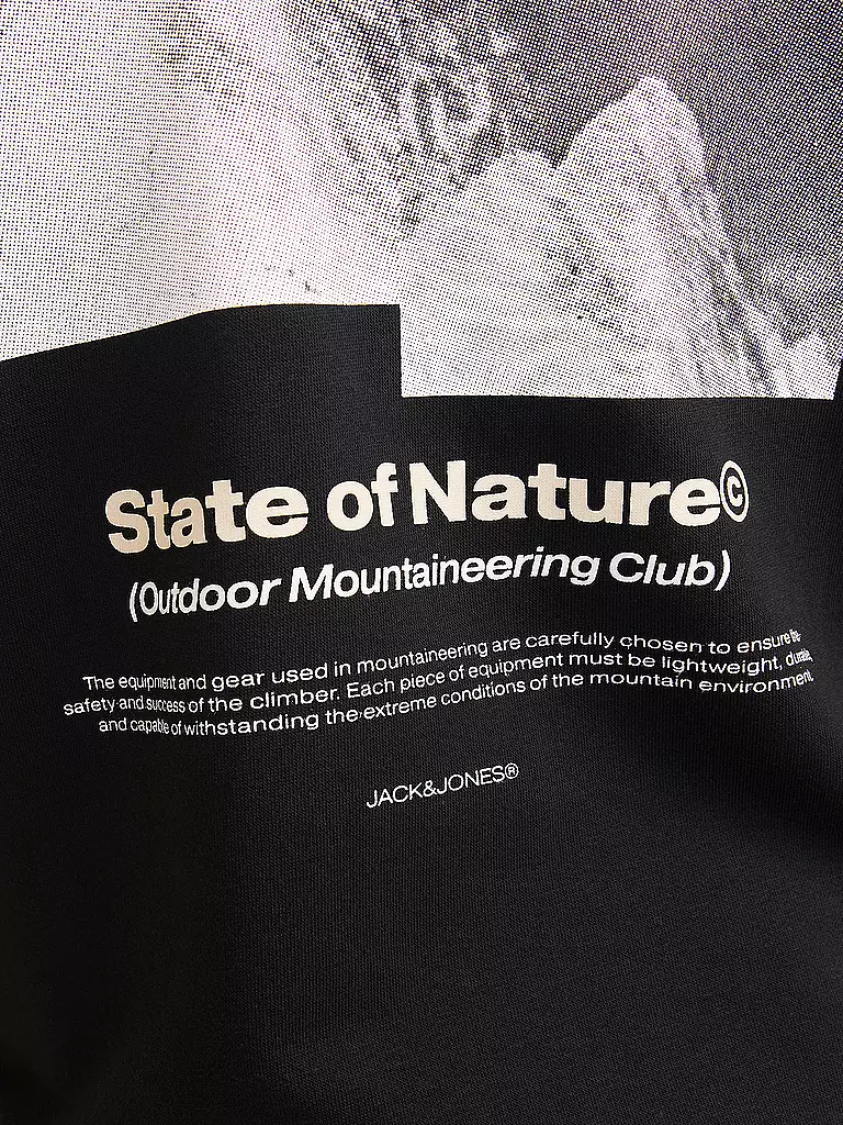 JACK & JONES | Jungen Kapuzensweater - Hoodie JCOALPHA MOUNTAIN | Schwarz