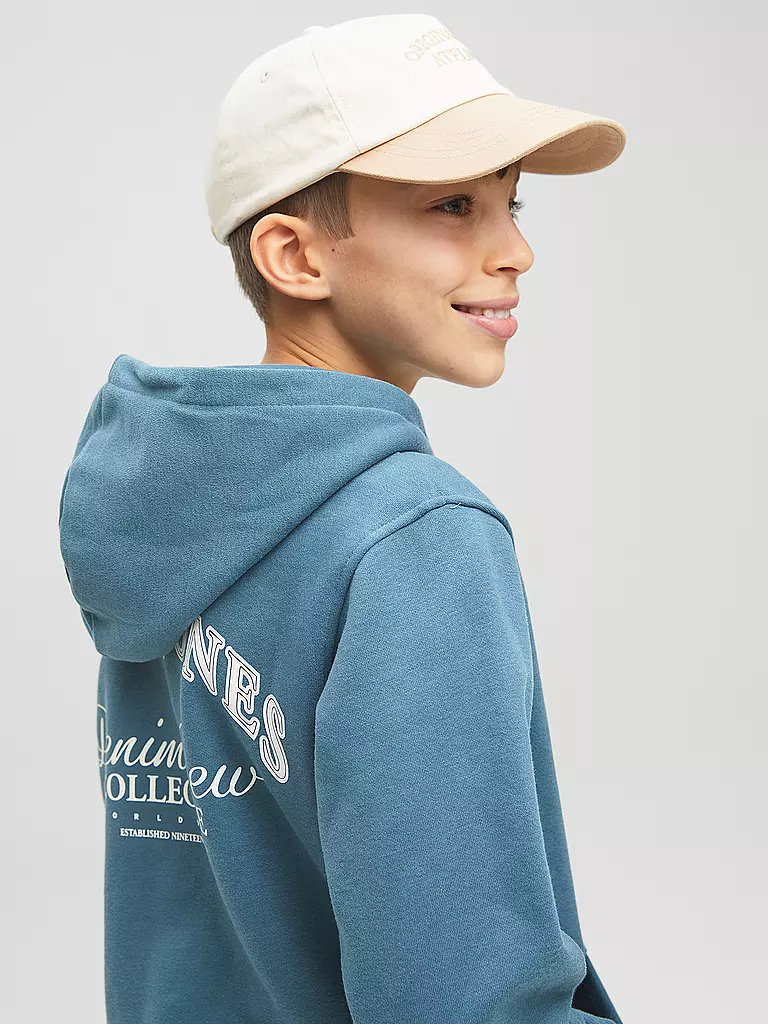 JACK & JONES | Jungen Kapuzensweater - Hoodie JJEBRANDES | petrol