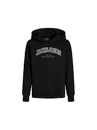 JACK & JONES | Jungen Kapuzensweater - Hoodie JJECALEB  | Schwarz