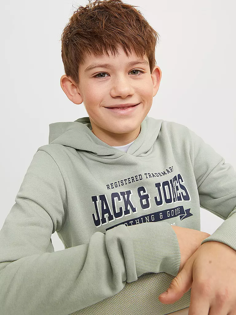 JACK & JONES | Jungen Kapuzensweater - Hoodie JJELOGO | orange