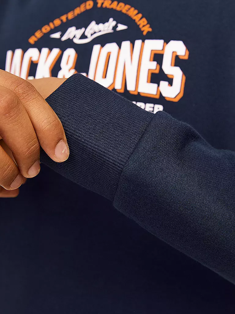 JACK & JONES | Jungen Kapuzensweater - Hoodie JJELOGO | Dunkelblau