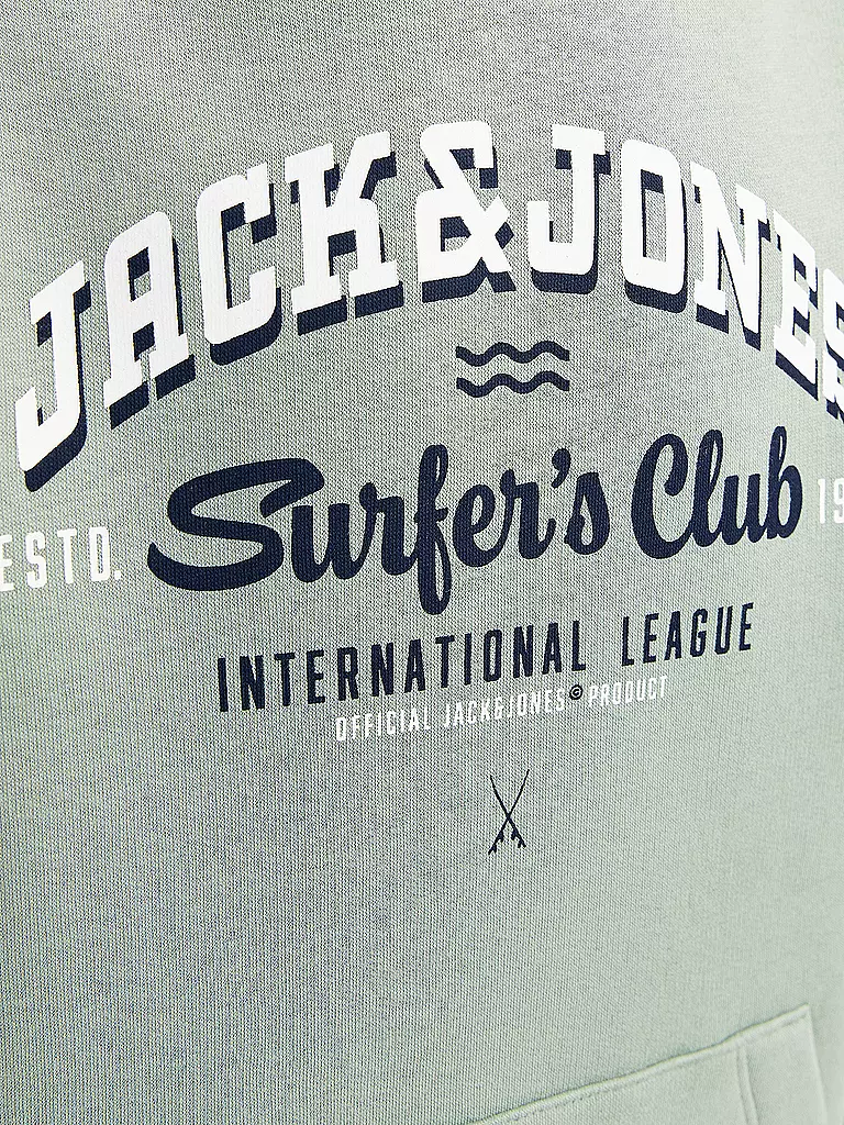 JACK & JONES | Jungen Kapuzensweater - Hoodie JJELOGO | beige