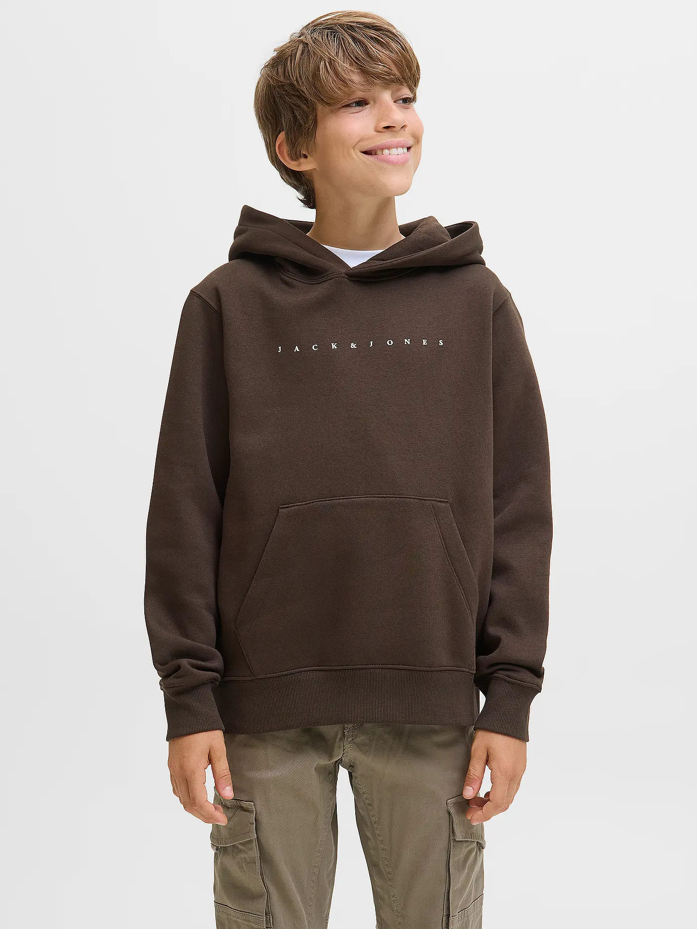 JACK & JONES | Jungen Kapuzensweater - Hoodie JJESTAR JJ  | braun