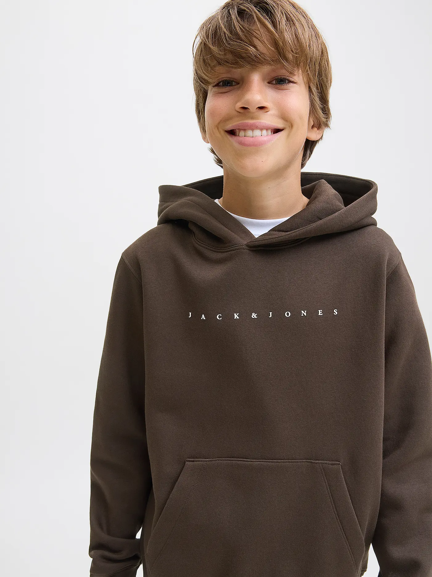JACK & JONES | Jungen Kapuzensweater - Hoodie JJESTAR JJ  | braun