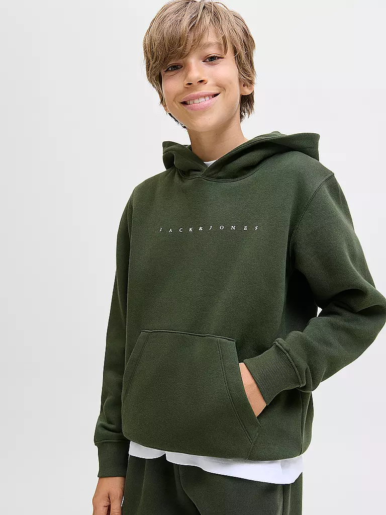 JACK & JONES | Jungen Kapuzensweater - Hoodie JJESTAR JJ | braun