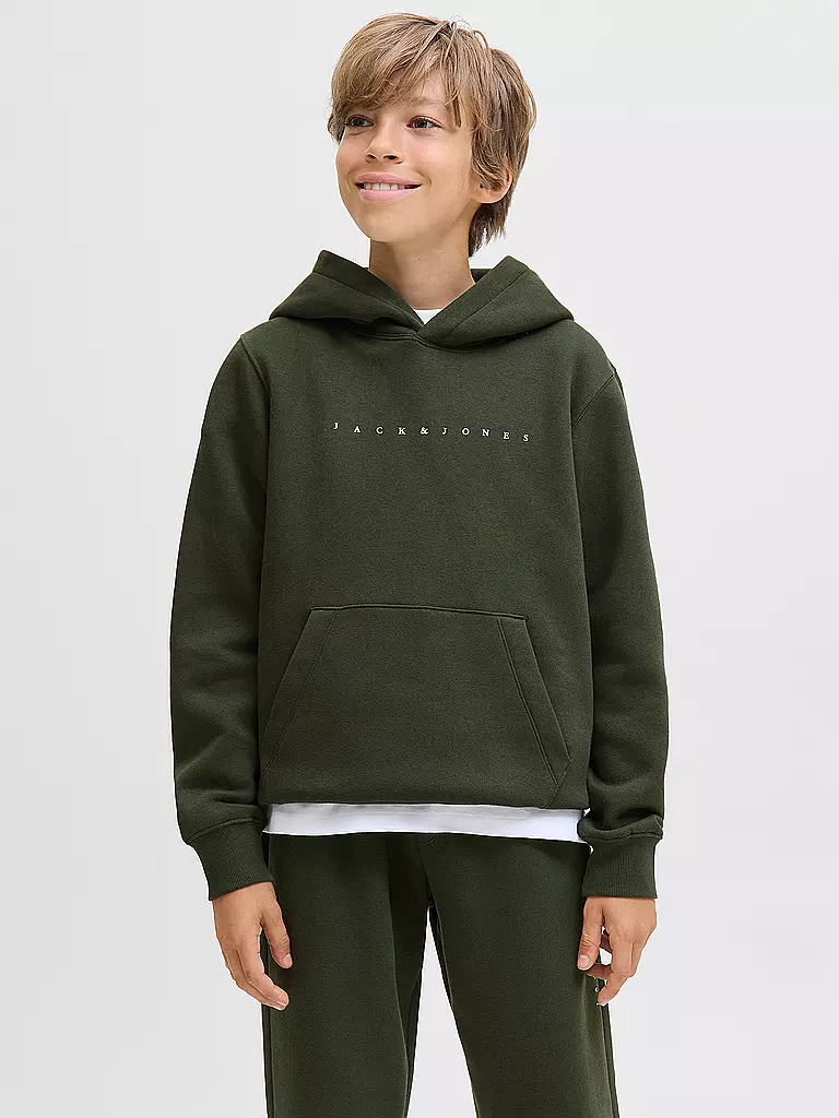 JACK & JONES | Jungen Kapuzensweater - Hoodie JJESTAR JJ | braun