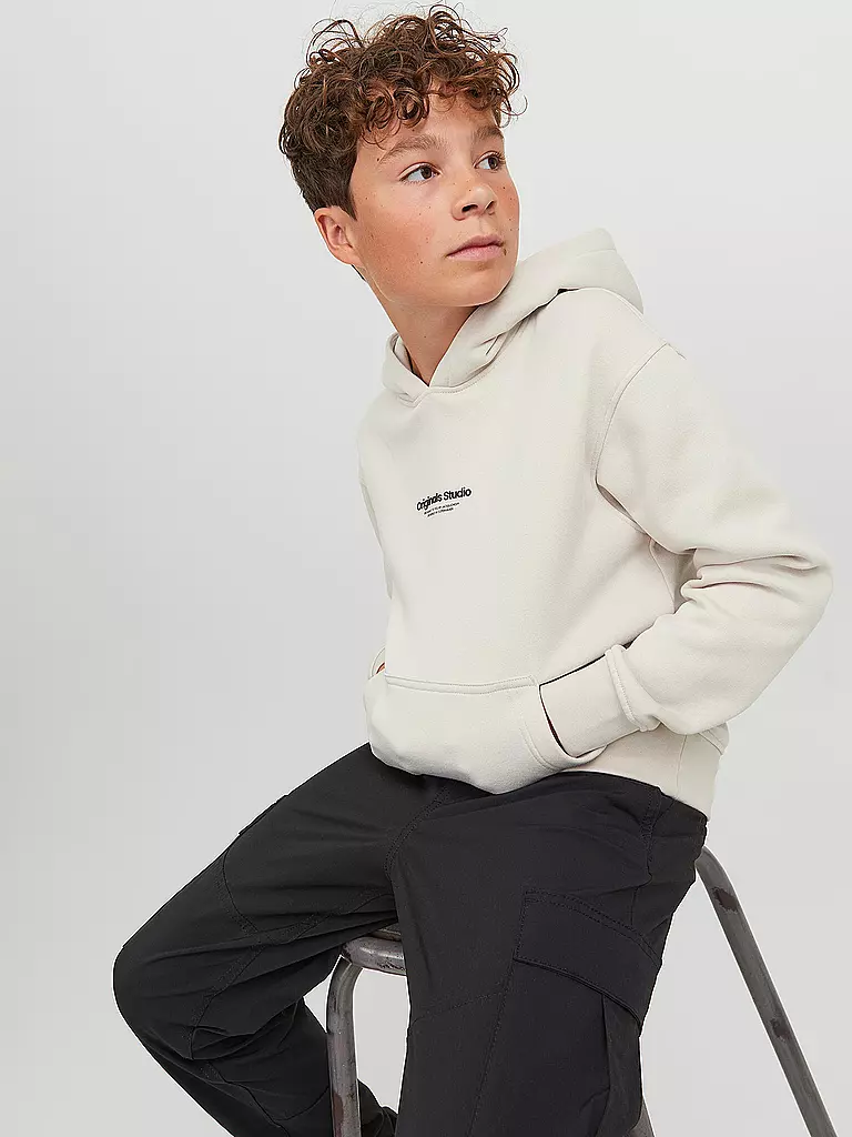 JACK & JONES | Jungen Kapuzensweater - Hoodie JORVESTERBRO | beige