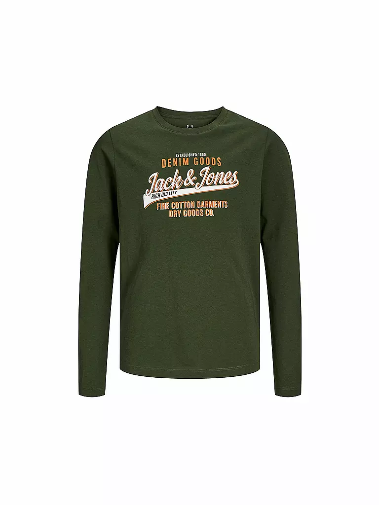 JACK & JONES | Jungen Langarmshirt  JJELOGO | Olive