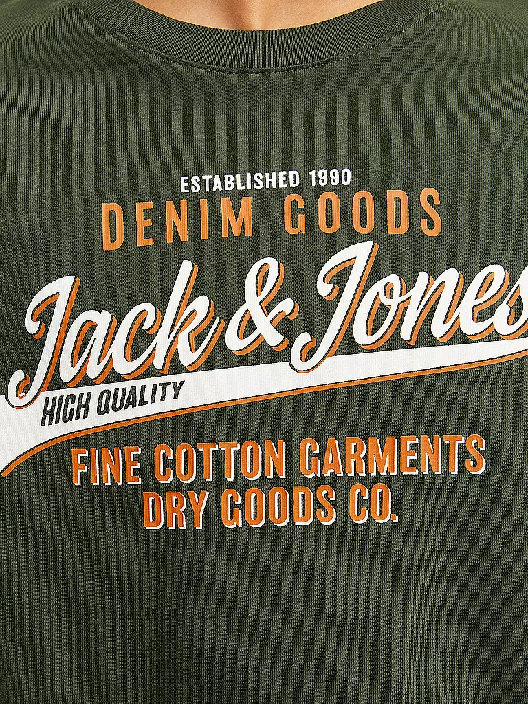 JACK & JONES | Jungen Langarmshirt  JJELOGO | Olive