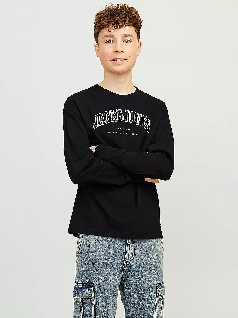 JACK & JONES | Jungen Langarmshirt JJECALEB | blau