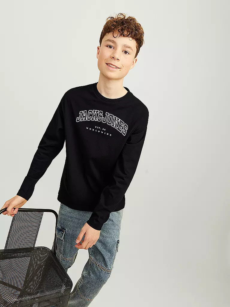 JACK & JONES | Jungen Langarmshirt JJECALEB | blau