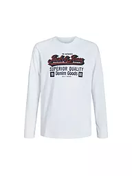 JACK & JONES | Jungen Langarmshirt JJELOGO | weiss