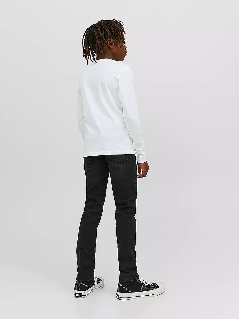 JACK & JONES | Jungen Langarmshirt JJELOGO | dunkelgrün