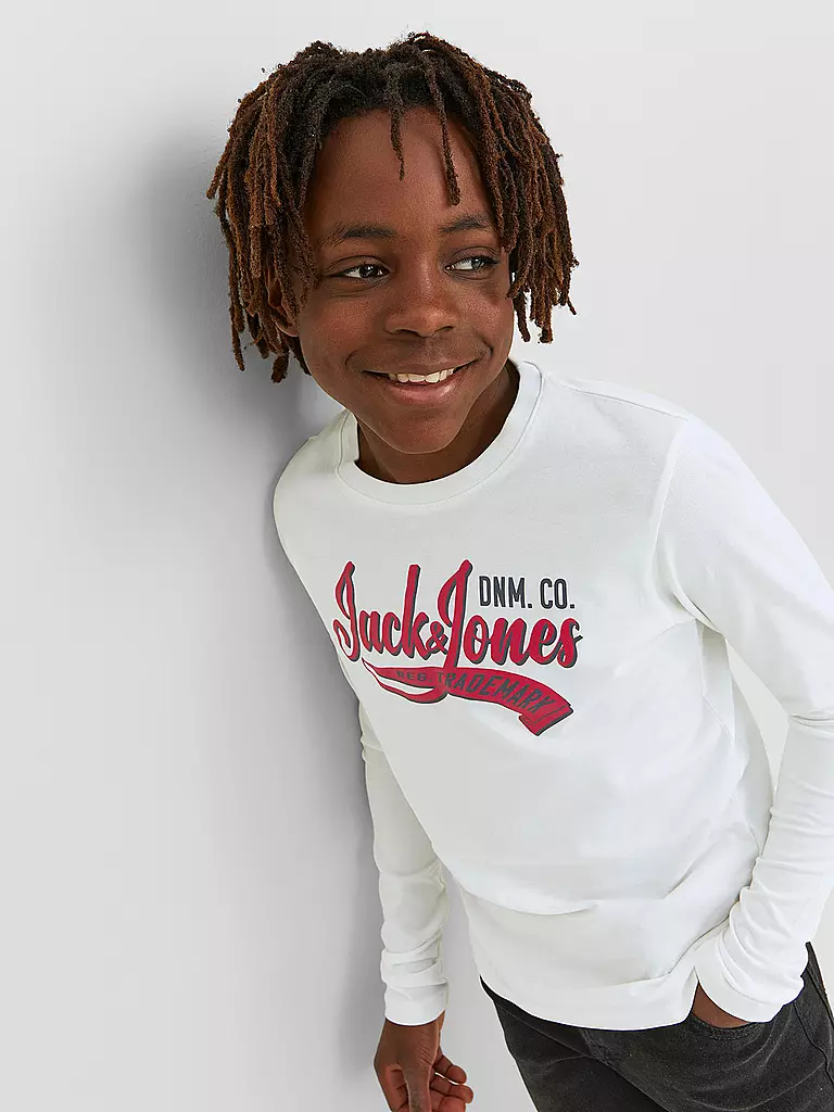 JACK & JONES | Jungen Langarmshirt JJELOGO | dunkelgrün