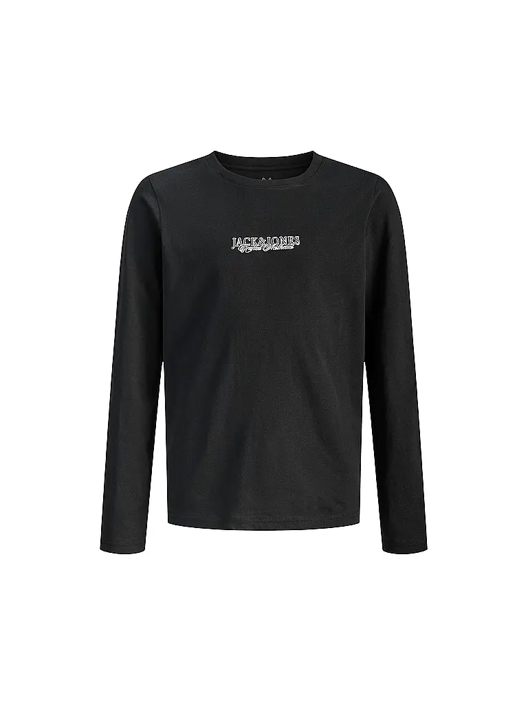 JACK & JONES | Jungen Langarmshirt JORBLEECKER | Schwarz