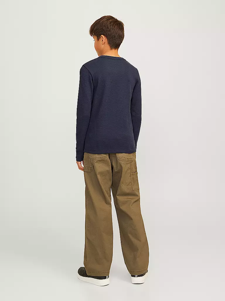 JACK & JONES | Jungen Langarmshirt JPRBLUHARRY | Dunkelblau