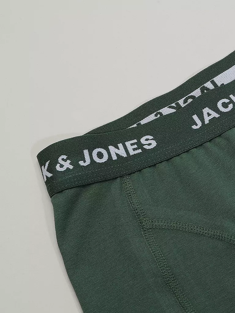 JACK & JONES | Jungen Pants 3-er Pkg. JACKEX dark green/dark cheddar - ensign bl | Dunkelgrün