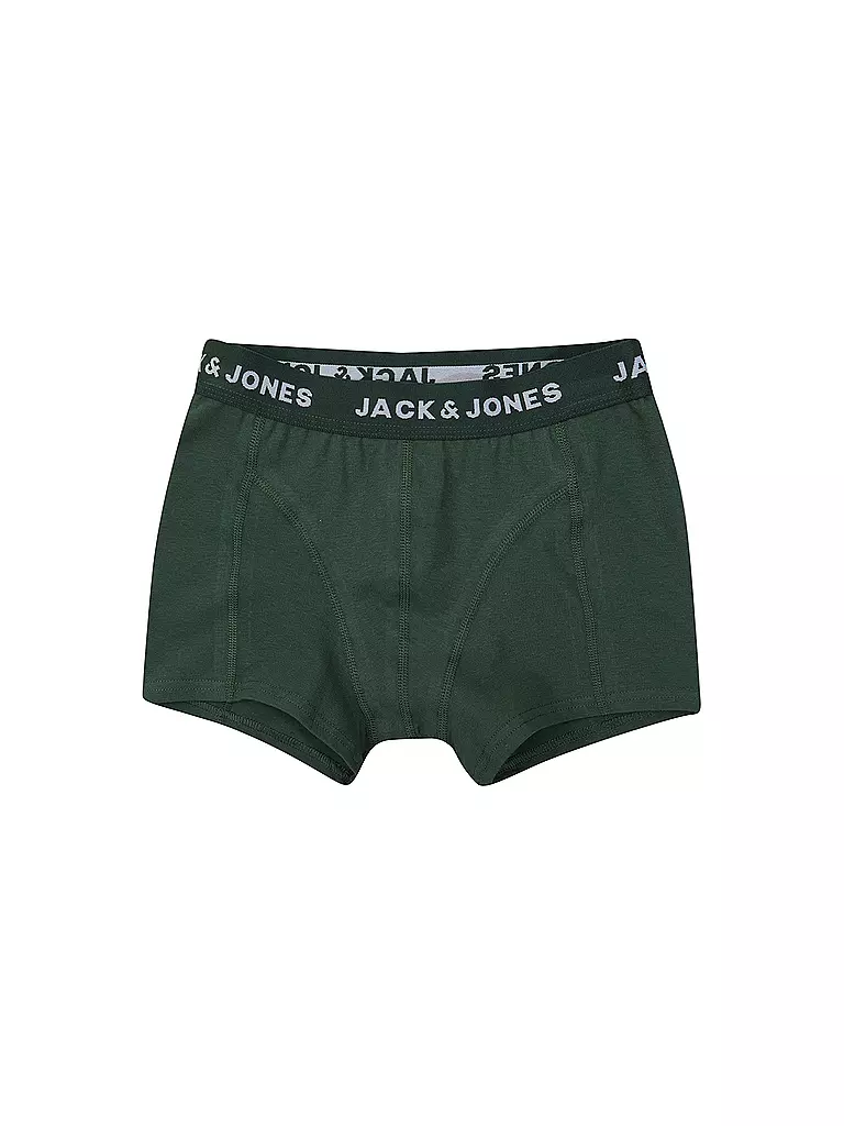 JACK & JONES | Jungen Pants 3-er Pkg. JACKEX dark green/dark cheddar - ensign bl | Dunkelgrün