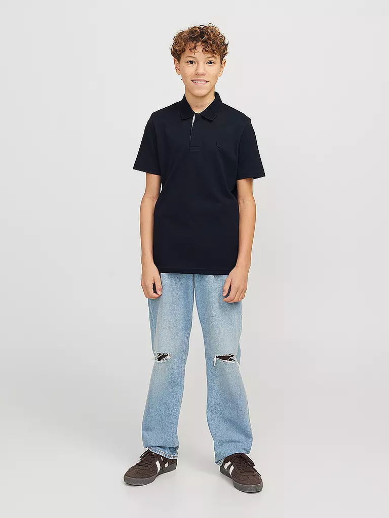 JACK & JONES | Jungen Poloshirt JPRCCRODNEY | Dunkelblau