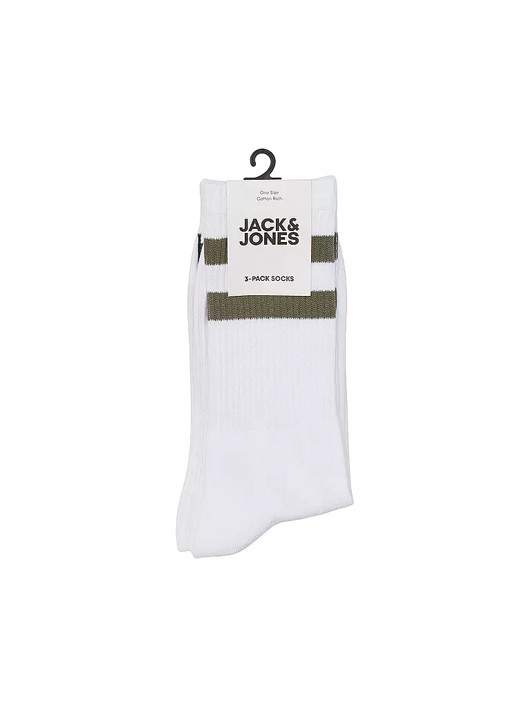 JACK & JONES | Jungen Socken 3-er Pkg  JACGAB bungee cord | weiss