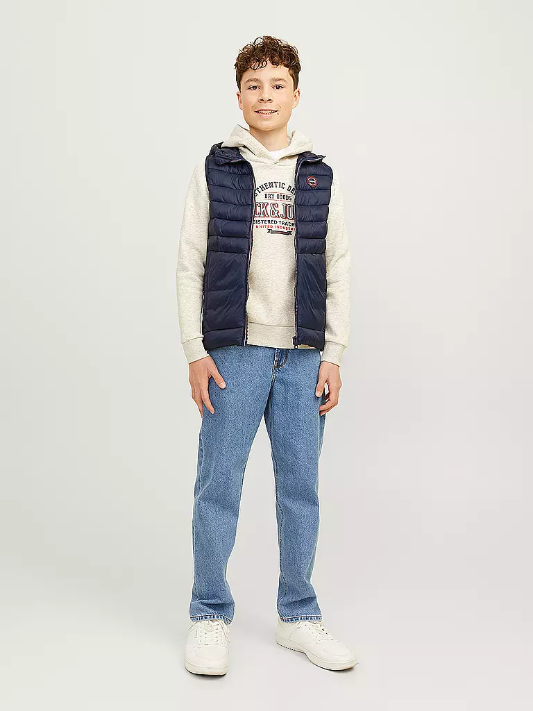 JACK & JONES | Jungen Steppgilet JJESPRINT PUFFER | Dunkelblau