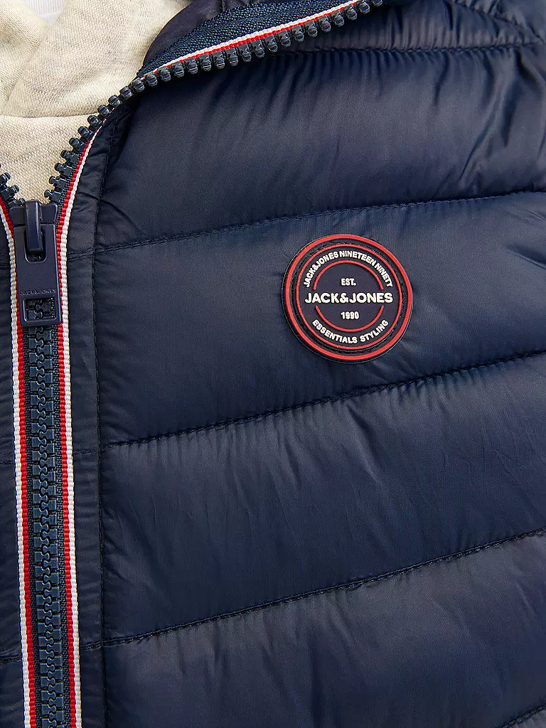 JACK & JONES | Jungen Steppgilet JJESPRINT PUFFER | Dunkelblau