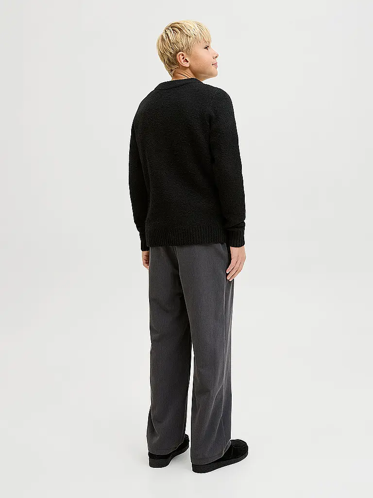 JACK & JONES | Jungen Strickjacke JORBEDFORD | Schwarz