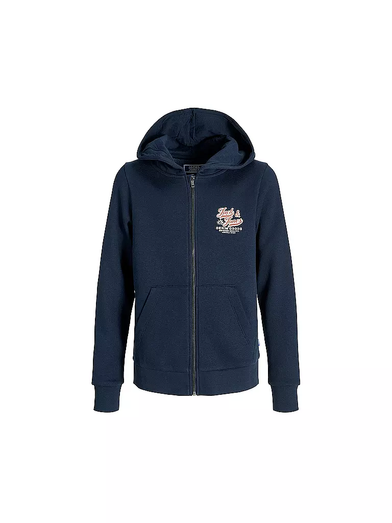 JACK & JONES | Jungen Sweatjacke JJELOGO | Dunkelblau