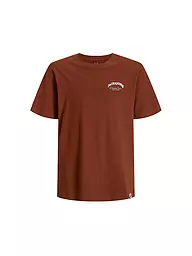 JACK & JONES | Jungen T-Shirt JJEBRANDES  | dunkelrot