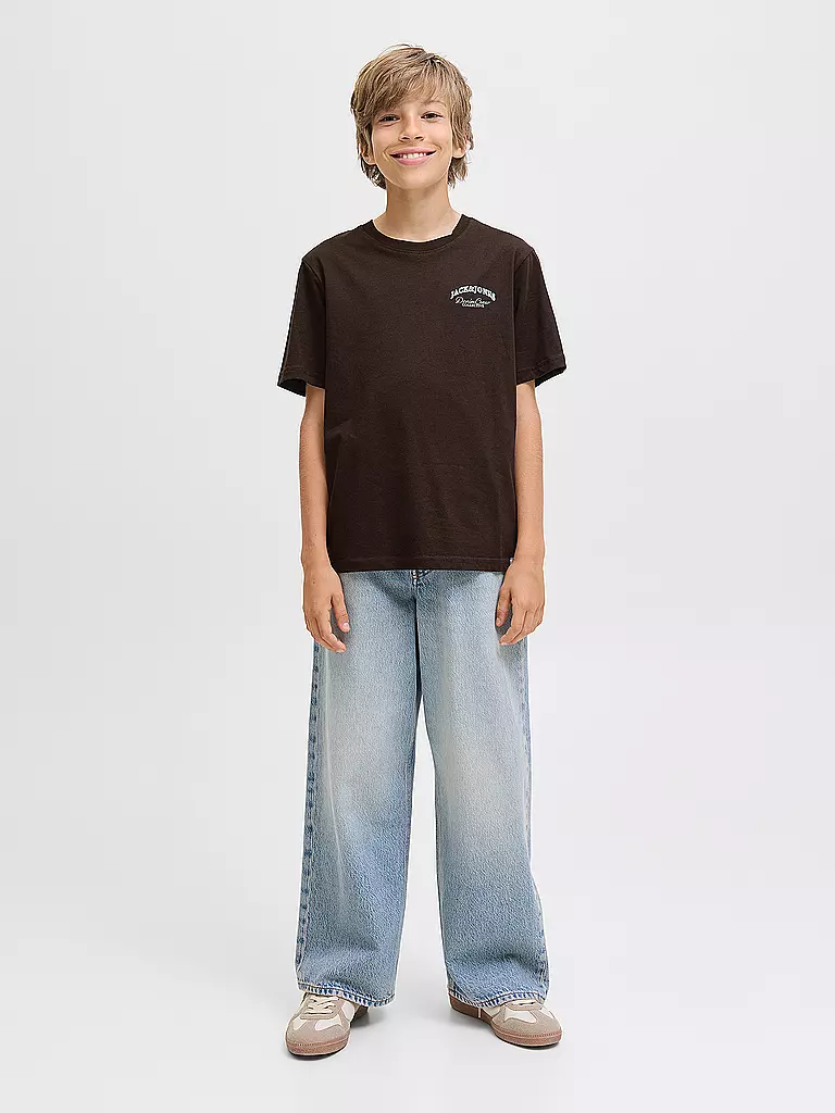 JACK & JONES | Jungen T-Shirt JJEBRANDES  | braun