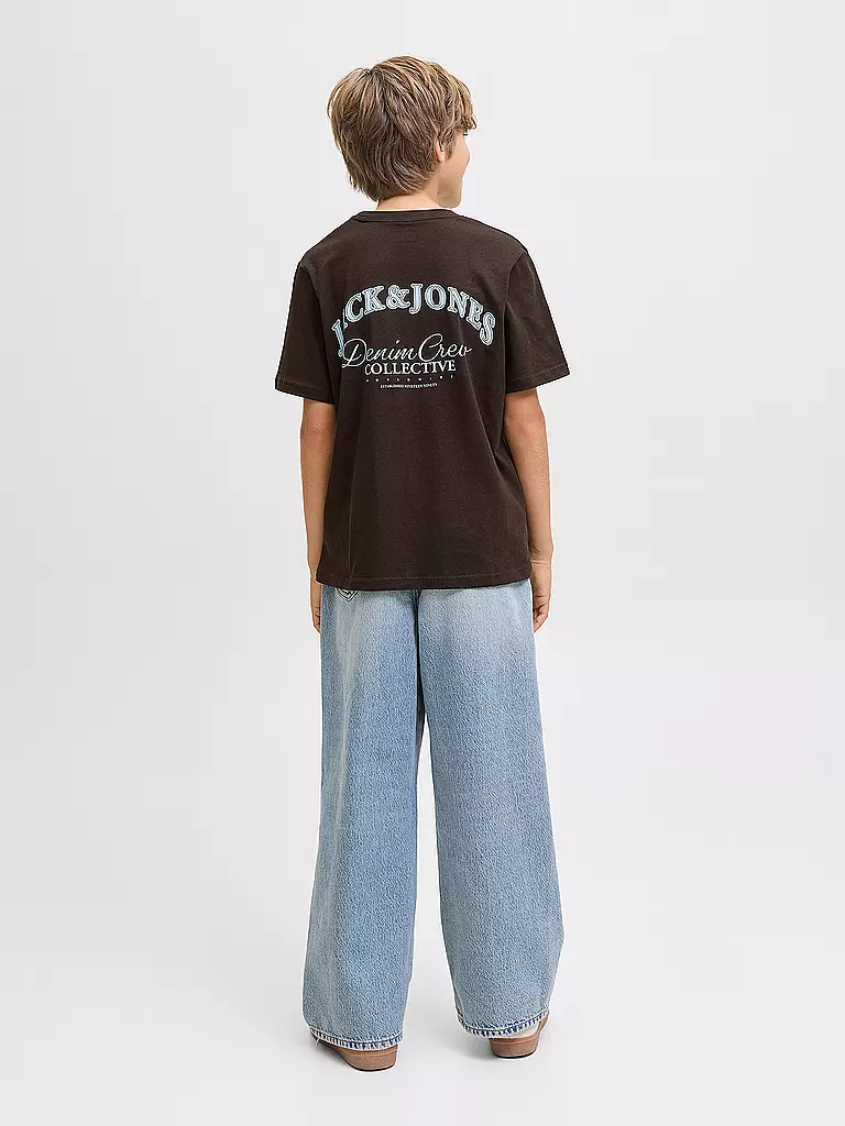 JACK & JONES | Jungen T-Shirt JJEBRANDES | dunkelrot