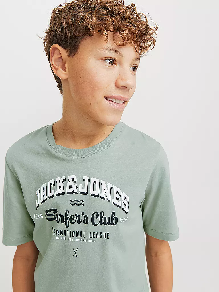 JACK & JONES | Jungen T-Shirt JJELOGO | petrol