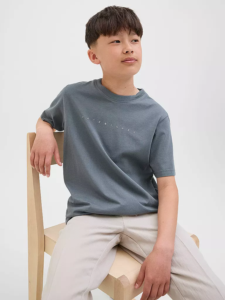 JACK & JONES | Jungen T-Shirt JJESTAR | dunkelgrün