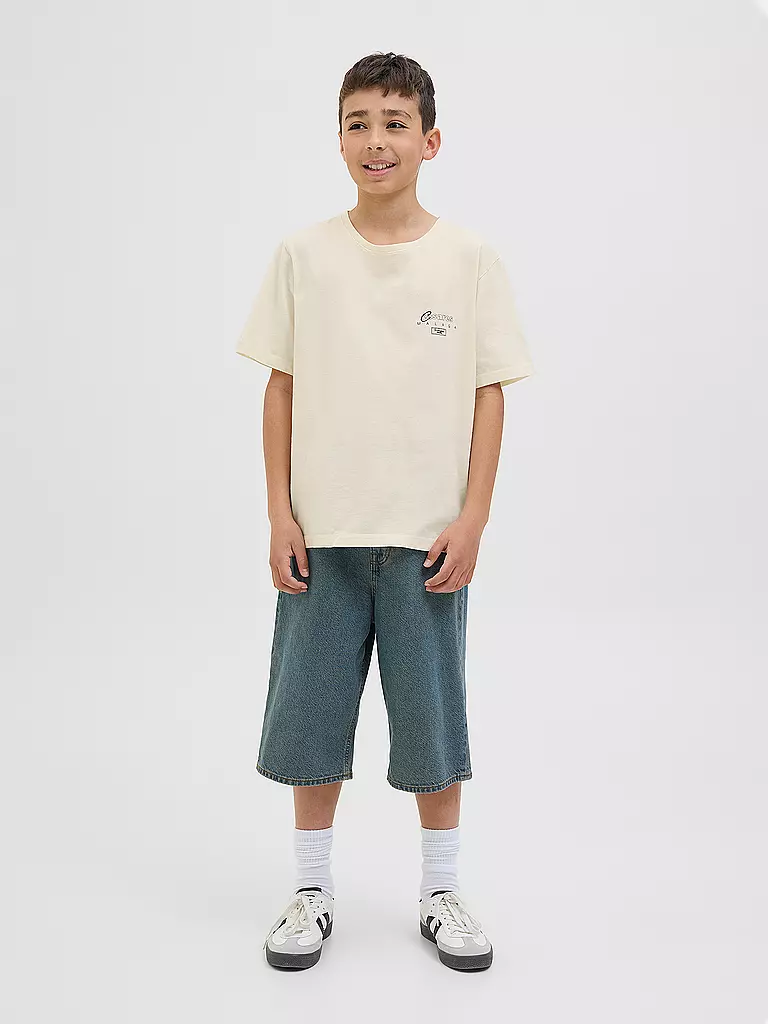 JACK & JONES | Jungen T-Shirt JORALMERIA  | Creme