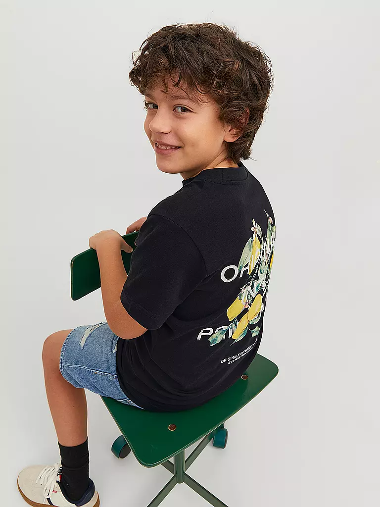 JACK & JONES | Jungen T-Shirt JORFLORES | weiss