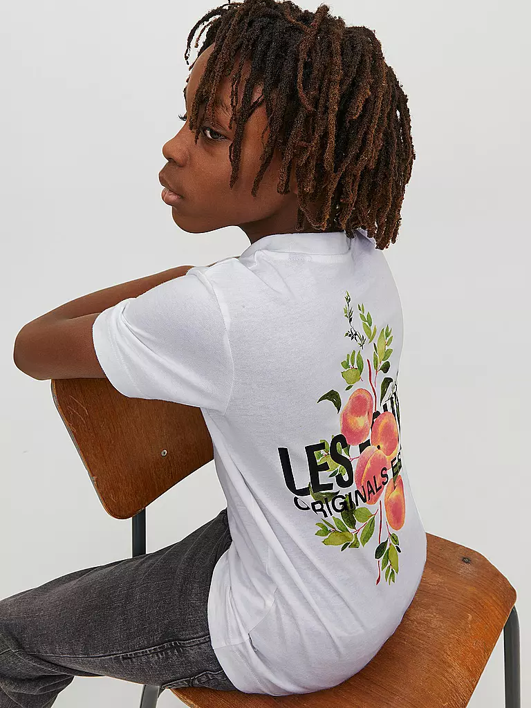 JACK & JONES | Jungen T-Shirt JORFLORES | schwarz