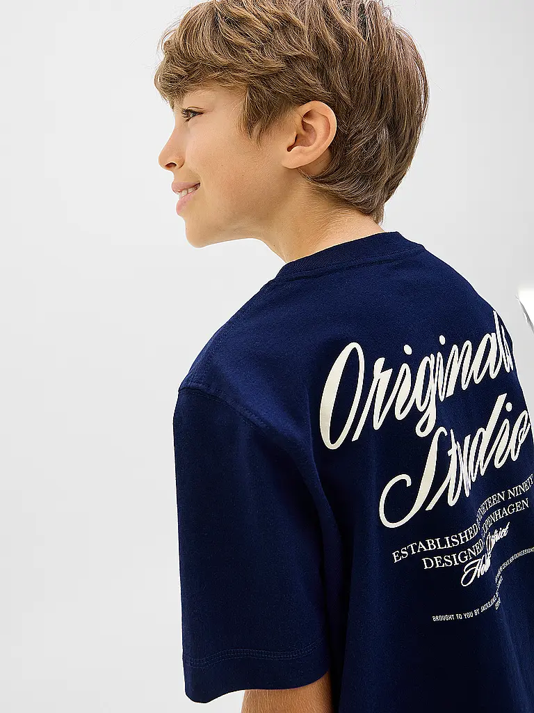 JACK & JONES | Jungen T-Shirt JORNORREBRO | blau